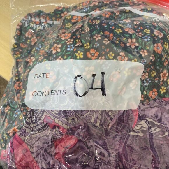 Old Navy womens long sleeve top floral crotchet cottage prarie button up plus 3X - Picture 11 of 11